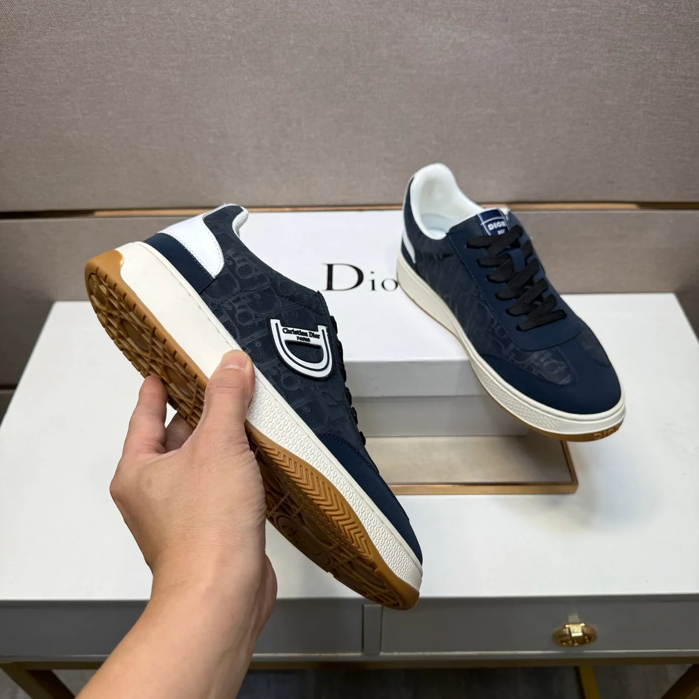 Men's men's shoes 💰pp380 [Dior~] Men's casual shoes 2025z cabinet sales simultaneously 🔶Size: 38-44 #️⃣ 🔷4 colors🔜The upper is made of multi-material splicing➕Mesh lining, comfortable and breathable, sole: original comfortable and wear-resistant outsole, ⚠️real thing📱photographed🎬real thing is better📢📢📢